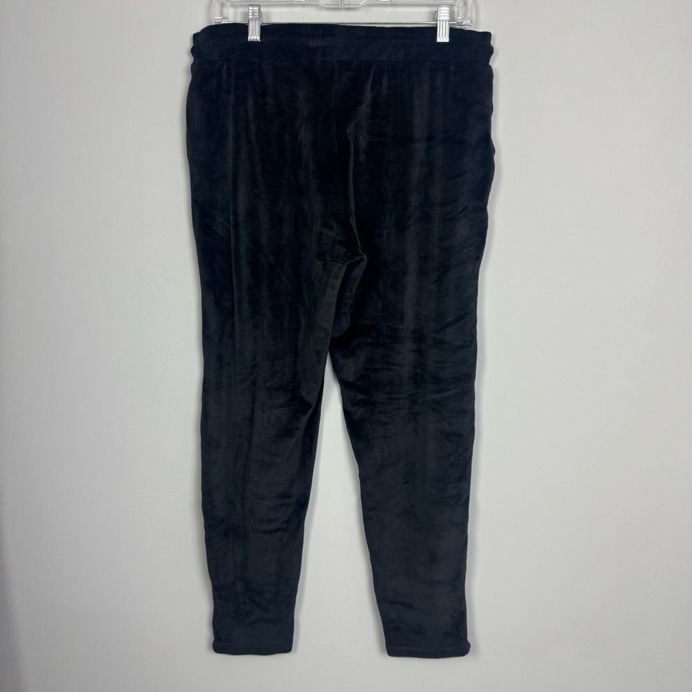 FREE PRESS | Black Velour Drawstring Waist Jogger Pants Women’s Size Large - Picture 9 of 10